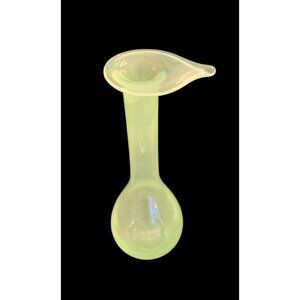 Keulen-Vase Light Green Hand Blown Glass Jack in the Pulpit Style MCM 12"